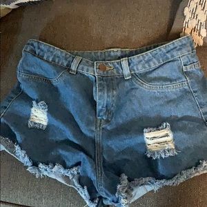 Jean shorts